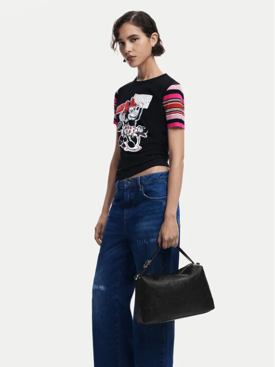Foto del prodotto Desigual Borsetta All Mickey Bergamo 25SAXP65 Nero