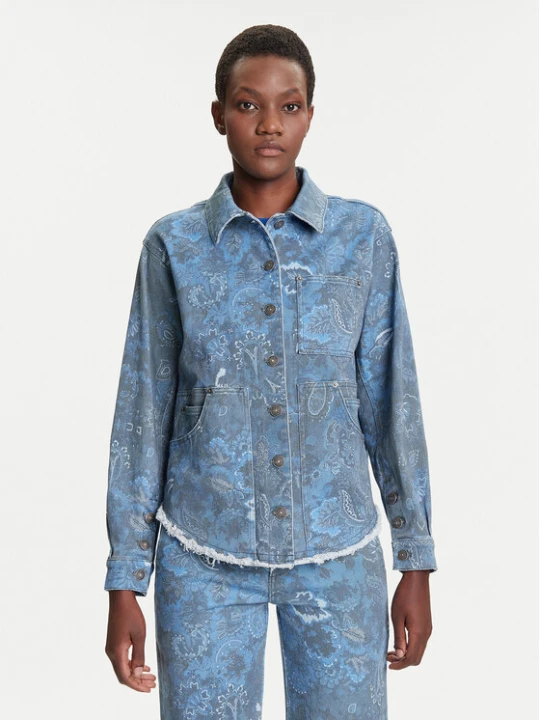 Foto del prodotto Desigual camicia di jeans Pasleyblue 25WWEW68 Blu Loose Fit