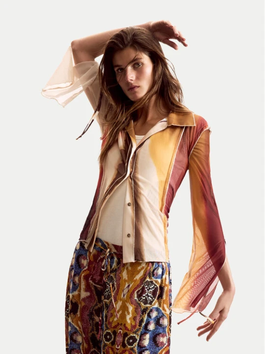 Foto del prodotto Desigual Camicia Lacroix 26SWTK28 Multicolore Regular Fit