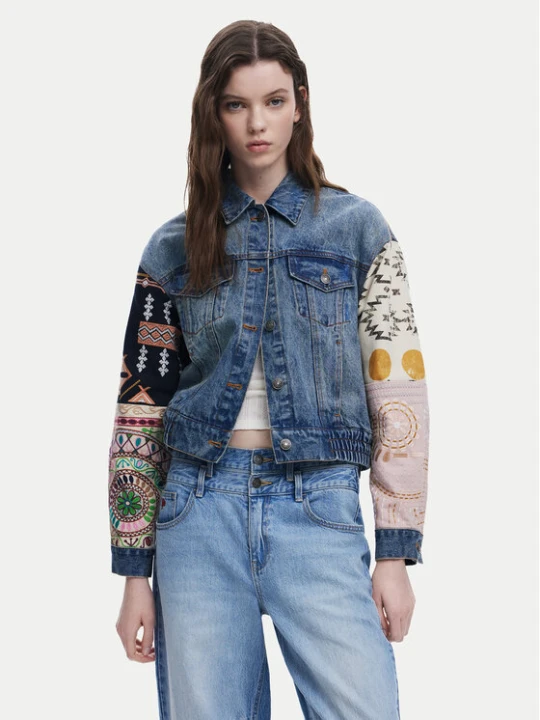 Foto del prodotto Desigual Giacca di jeans Cassid 25SWED59 Blu Regular Fit