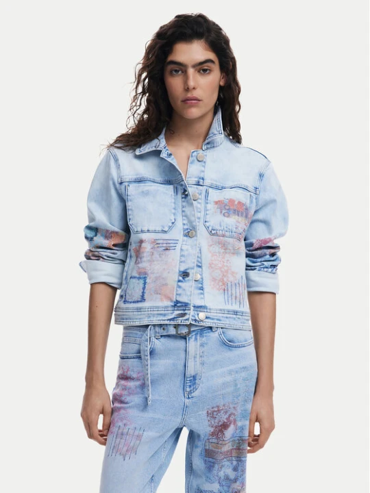 Foto del prodotto Desigual Giacca di jeans Los Angeles 25SWED03 Blu Regular Fit