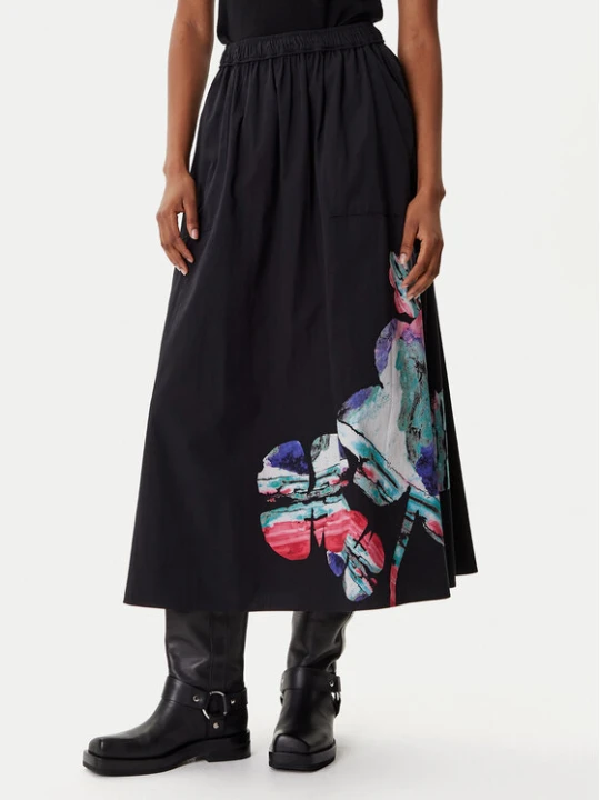 Foto del prodotto Desigual Gonna a trapezio Ella Lacroix 25WWFW05 Nero Regular Fit
