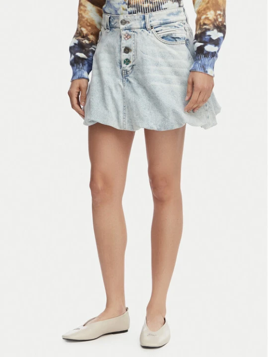 Foto del prodotto Desigual Gonna di jeans Fal Globo 26SWFD01 Blu Regular Fit