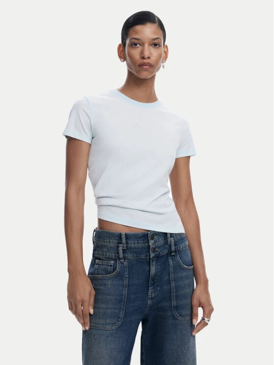 Foto del prodotto Desigual T-shirt 25SWTK15 Celeste Regular Fit