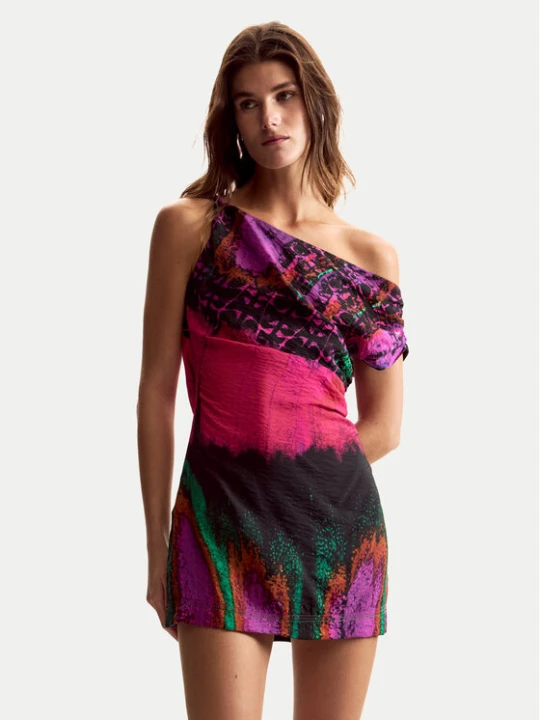 Foto del prodotto Desigual Vestito estivo Beattl Lacroix 26SWVW59 Multicolore Regular Fit