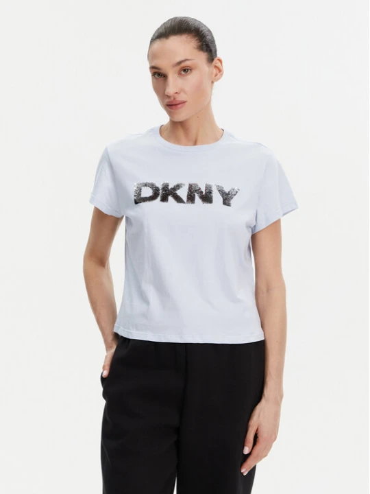 Foto del prodotto DKNY Sport T-shirt DP4T1035 Celeste Regular Fit