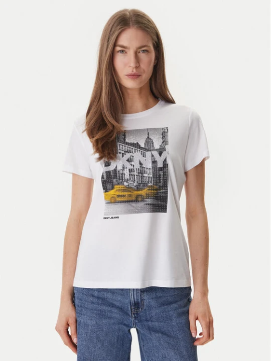 Foto del prodotto DKNY T-shirt DJ6T1748 Bianco Regular Fit