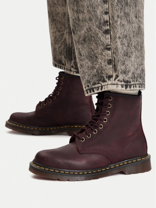 Foto del prodotto Dr. Martens Anfibi 1460 Crazy Horse DM11822609 Bordeaux