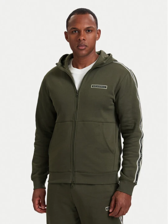 Foto del prodotto EA7 Emporio Armani Felpa 7M002197 AF10377 U7014 Verde scuro Regular Fit