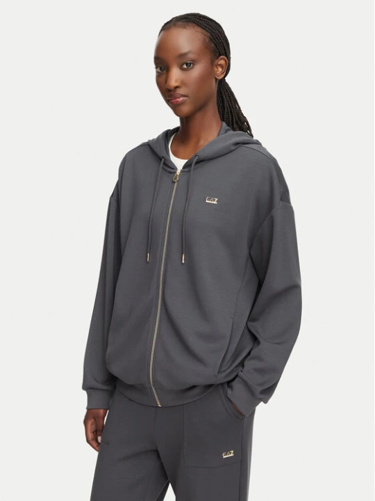 Foto del prodotto EA7 Emporio Armani Felpa 7W000192 AF24375 U8117 Grigio scuro Relaxed Fit