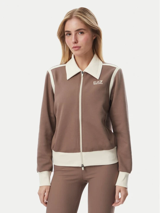Foto del prodotto EA7 Emporio Armani Felpa 7W001328 AF25623 U6041 Marrone Regular Fit