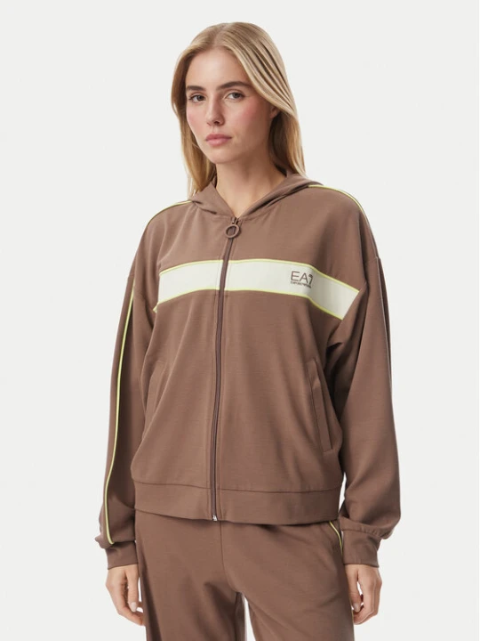 Foto del prodotto EA7 Emporio Armani Felpa 7W001335 AF13289 U6041 Marrone Regular Fit