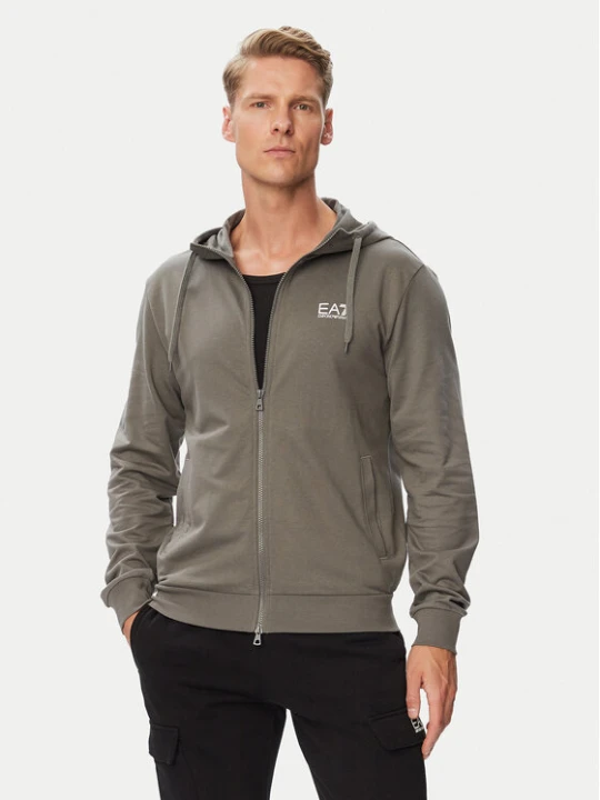 Foto del prodotto EA7 Emporio Armani Felpa 8NPM33 PJVRZ U8085 Grigio Regular Fit
