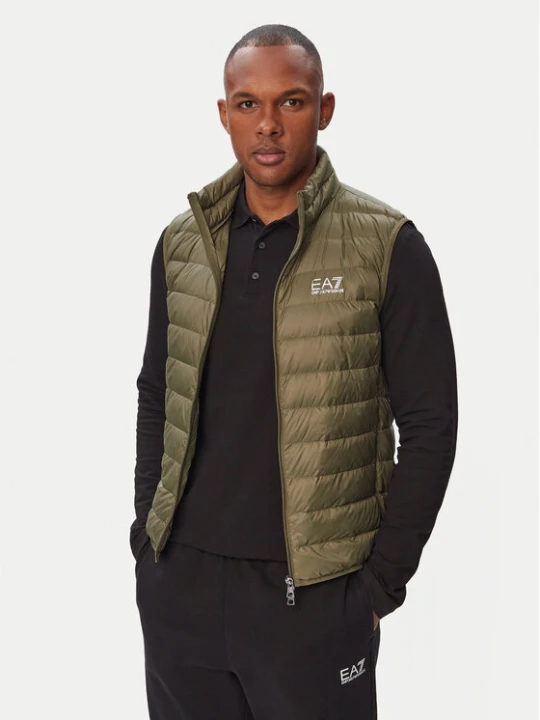 Foto del prodotto EA7 Emporio Armani Gilet 8NPQ06 PNGPZ U7014 Verde scuro Regular Fit
