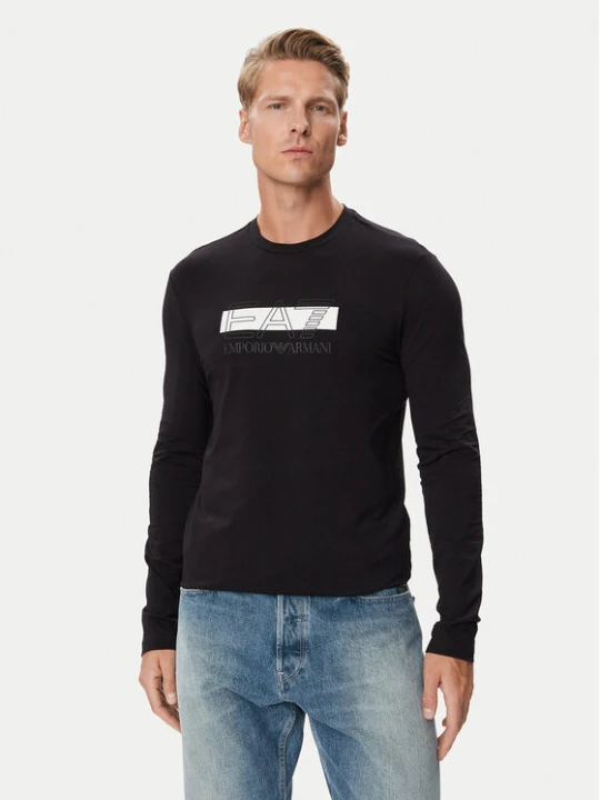 Foto del prodotto EA7 Emporio Armani Longsleeve 7M002417 AF10373 MC001 Nero Slim Fit