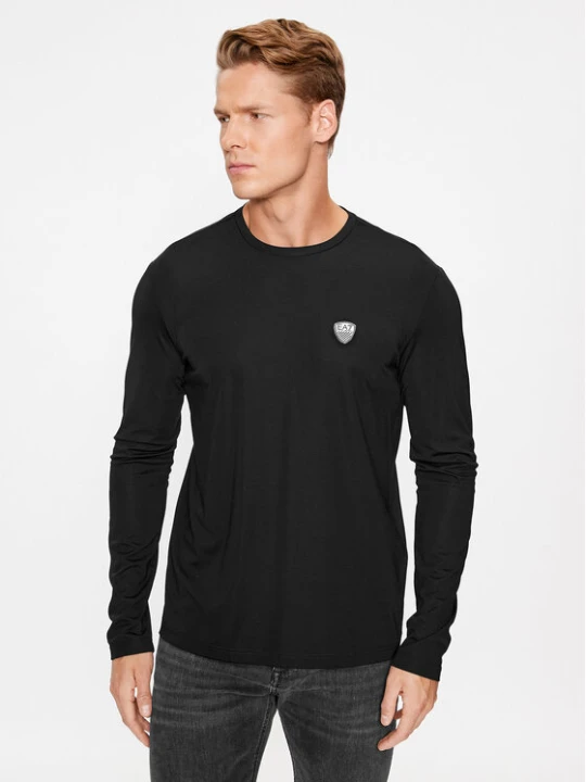 Foto del prodotto EA7 Emporio Armani Longsleeve 8NPT17 PJRGZ 1200 Nero Regular Fit