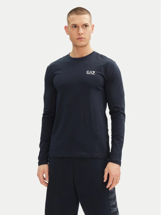 Foto del prodotto EA7 Emporio Armani Longsleeve 8NPT28 PJVQZ 1562 Blu scuro Slim Fit