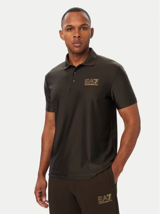 Foto del prodotto EA7 Emporio Armani Polo 7M002256 AF26529 U6027 Marrone scuro Regular Fit