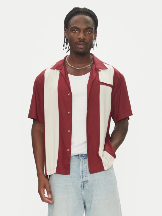 Foto del prodotto Element Camicia Bowling ELYWT00170 Bordeaux Regular Fit