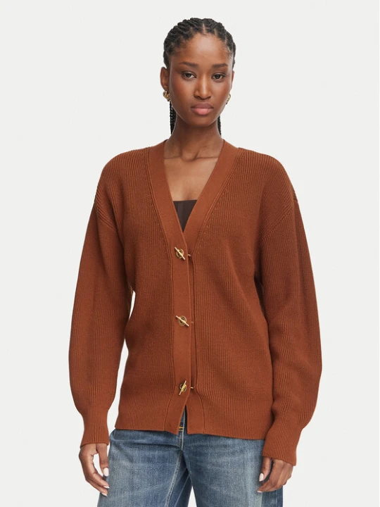 Foto del prodotto Elisabetta Franchi Cardigan MK-01S-66E2-V400 Marrone Regular Fit