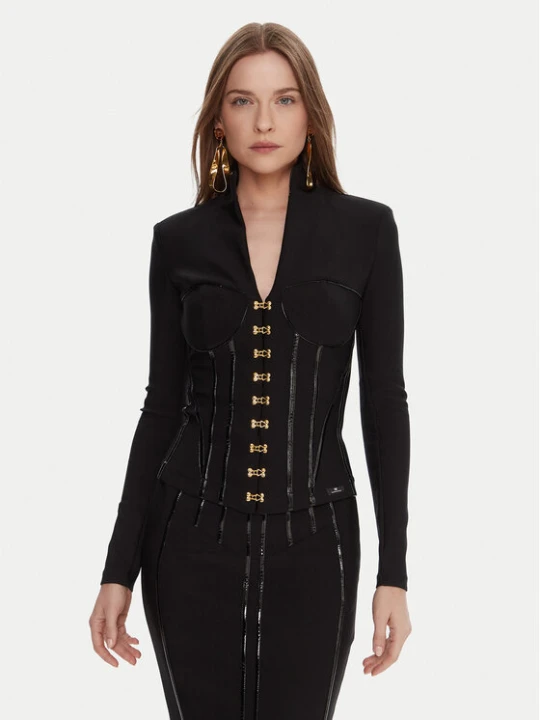 Foto del prodotto Elisabetta Franchi Giacca da abito GI-182-57E2-V590 Nero Slim Fit