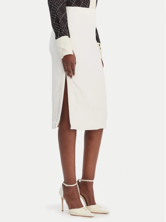 Foto del prodotto Elisabetta Franchi Gonna a matita GO-164-61E2-V250 Bianco Regular Fit