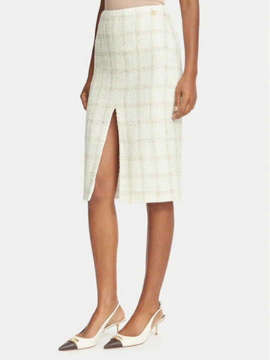Foto del prodotto Elisabetta Franchi Gonna a matita GO-232-67E2-V440 Crema Slim Fit