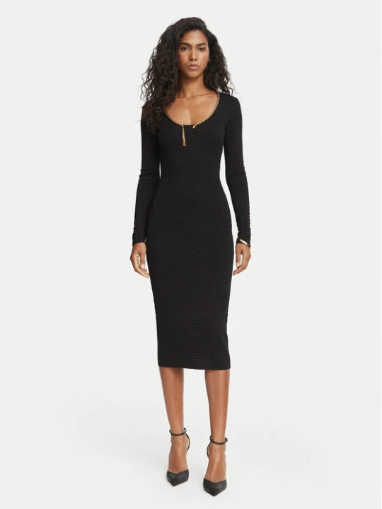 Foto del prodotto Elisabetta Franchi Vestito di maglia AM-30S-67E2-V500 Nero Fitted Fit