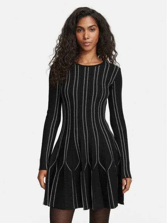 Foto del prodotto Elisabetta Franchi Vestito di maglia AM-39Q-67E2-V590 Nero Fitted Fit