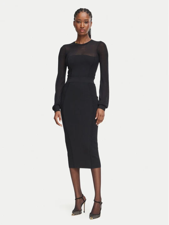Foto del prodotto Elisabetta Franchi Vestito di maglia AM-53B-67E2-V460 Nero Slim Fit