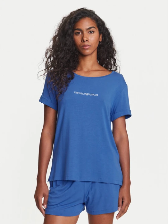 Foto del prodotto Emporio Armani T-shirt EW000780 AF12192 UA012 Blu Regular Fit