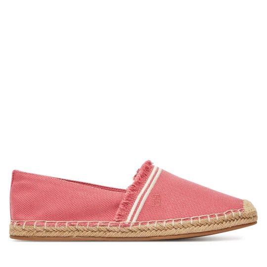 Foto del prodotto Espadrillas Tommy Hilfiger Fringe Canvas Closed Espadrille FW0FW08881 Rosa