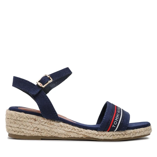 Foto del prodotto Espadrillas Tommy Hilfiger Rope Wedge Sandal T3A7-32777-0048 M Blu scuro