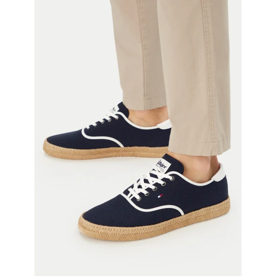 Foto del prodotto Espadrillas Tommy Hilfiger Th Hi Vulc Core Jutte Canvas FM0FM05872 Blu scuro