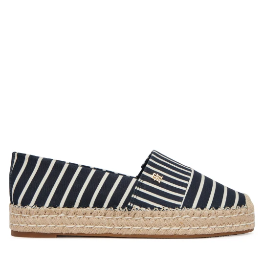 Foto del prodotto Espadrillas Tommy Hilfiger Th Platform Espadrille Stripes FW0FW09143 Blu scuro