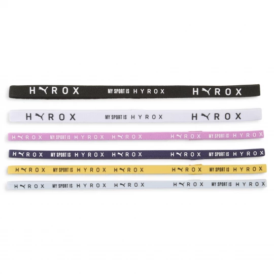 Foto del prodotto Fasce per capelli PUMA x HYROX (confezione da 6), Accessori, Nero czarny
