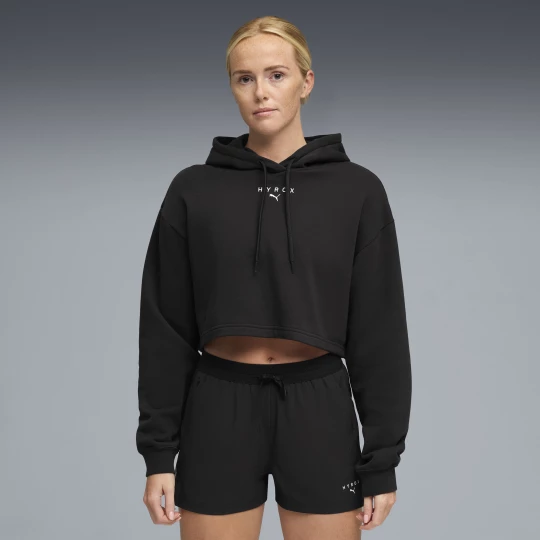 Foto del prodotto Felpa con cappuccio PUMA x HYROX Heavyweight da donna, Abbigliamento, Nero czarny