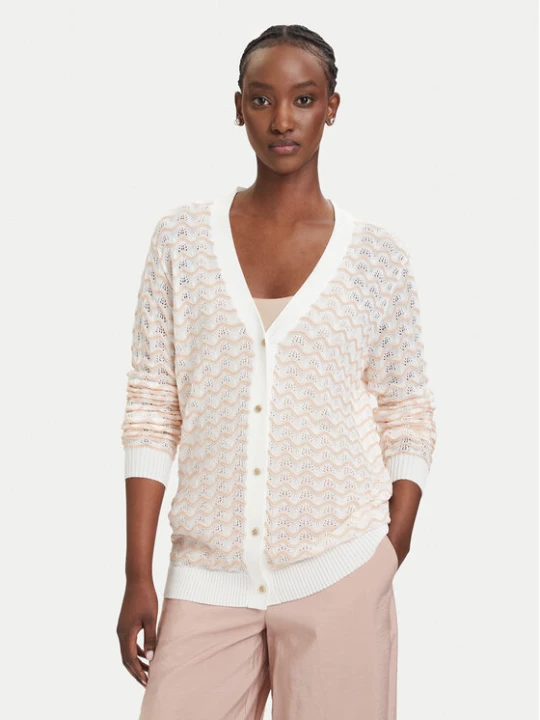 Foto del prodotto Fracomina Cardigan FS26ST8004K41501 Beige chiaro Regular Fit