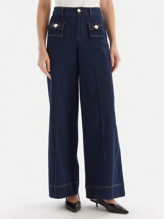 Foto del prodotto Fracomina Jeans FS25WV3004W78201 Blu scuro Wide Leg