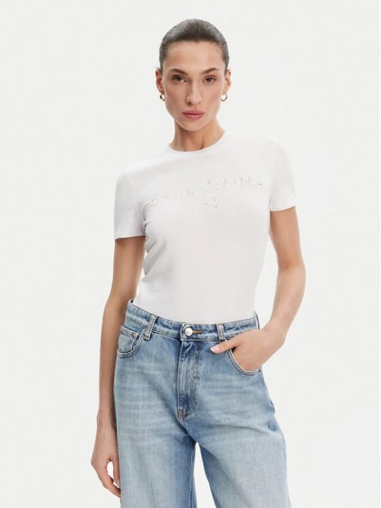 Foto del prodotto Fracomina T-shirt FP25ST3011J449N5 Bianco Slim Fit