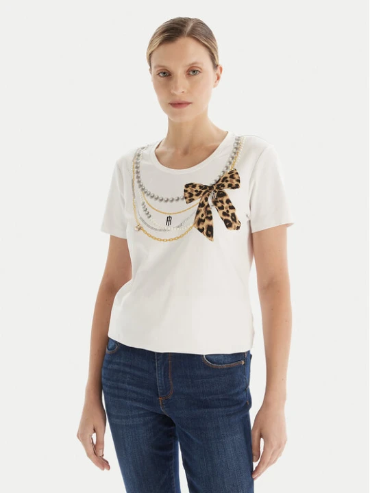 Foto del prodotto Fracomina T-shirt FR25WT3004J40108 Bianco Regular Fit
