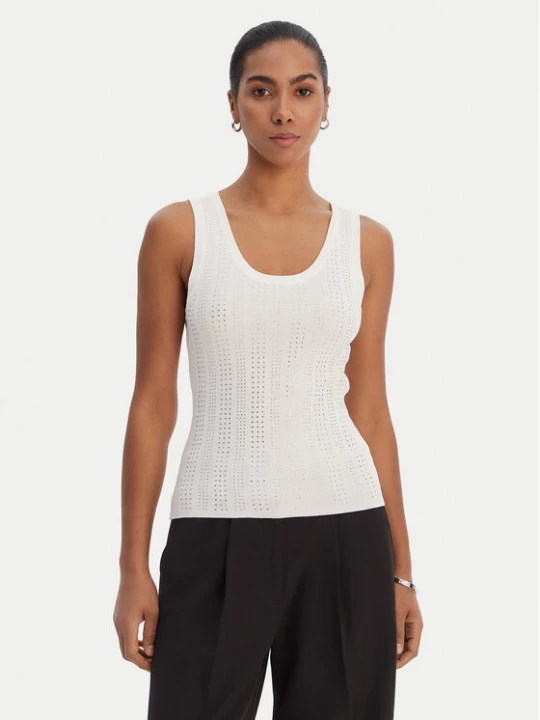 Foto del prodotto Fracomina Top FR26ST4005K524R9 Écru Slim Fit Crema