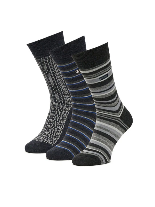 Foto del prodotto G-STAR Calzini lunghi AS_G-STAR_W_047_SS25 (3-PACK) Nero