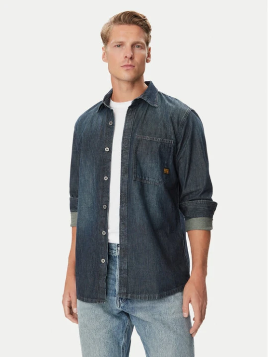 Foto del prodotto G-STAR camicia di jeans D27083-D539 Blu Regular Fit