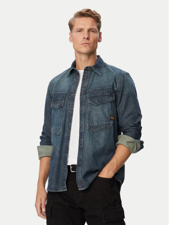 Foto del prodotto G-STAR camicia di jeans Dakota D23006-D539 Blu Regular Fit
