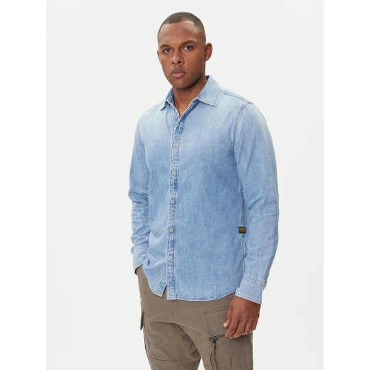 Foto del prodotto G-Star Raw camicia di jeans D27681-D252 Celeste Slim Fit Azzurro chiaro