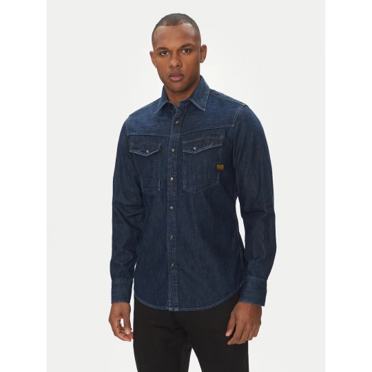 Foto del prodotto G-Star Raw camicia di jeans Dakota D23616-D252 Blu scuro Slim Fit
