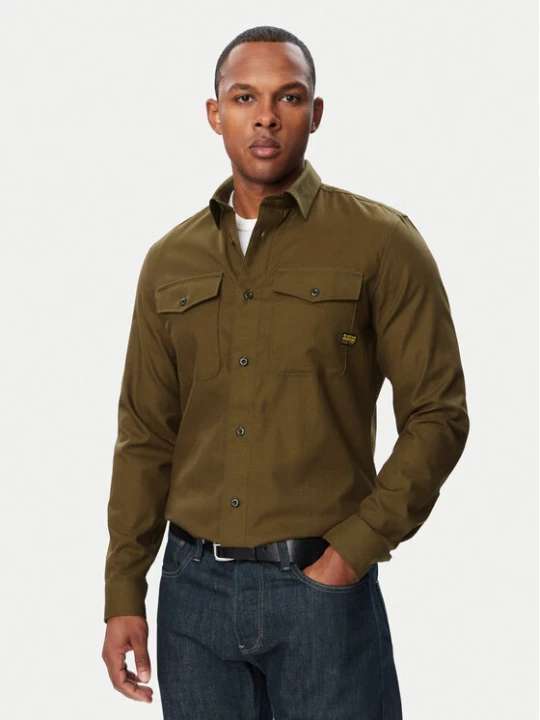 Foto del prodotto G-Star Raw Camicia Marine D24963-C290 Cachi Slim Fit