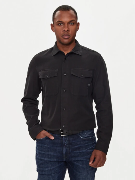 Foto del prodotto G-Star Raw Camicia Marine D24963-D454 Nero Slim Fit