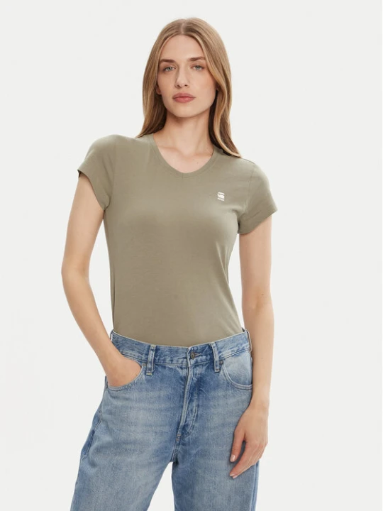 Foto del prodotto G-Star Raw T-shirt Eyben D24533-4107 Verde Slim Fit